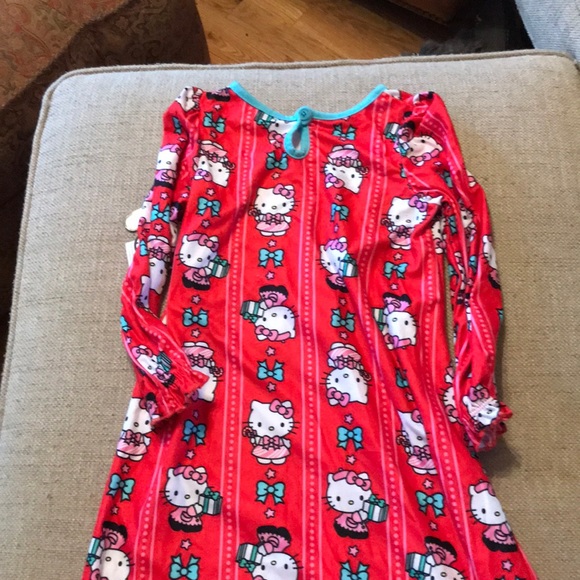 Hello Kitty Pajamas Hello Kitty Xmas Night Gown Girth 4t Nwt Ruffle
